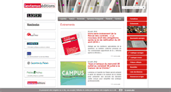 Desktop Screenshot of lextensoeditions.com
